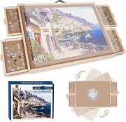 2-in-1 Jigsaw Puzzle Board,Tilting & Rotating Puzzle Board for Adults Gifts...