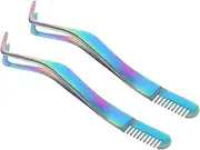 WOONEKY Ergonomic Makeup Eyelash Lashes Set Small Lash Applicator for Eye Makeup