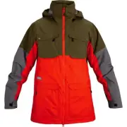 Dakine Mens Force 2L Insulated Snowboard Jacket Medium Army Octane Green Orange