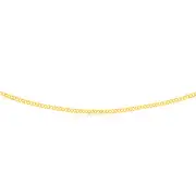 9ct Yellow Gold Silverfilled Fancy Belcher 50cm Chain