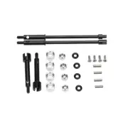 4mm Widen Wheel Hub Metal Wheel Axle Set for Axial SCX24 90081 1:24 RC Car Parts
