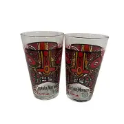 Captain Morgan Tiki Rum Glass x2