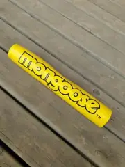 NOS - Mongoose - HANDLE BAR pad YELLOW 10" - old school bmx