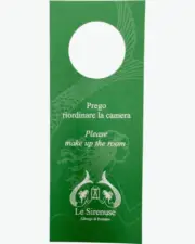 New Le Sirenuse Hotel Positano Italy Please Make Up the Room Paper Door Sign