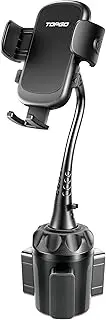 [Upgraded] Car Cup Holder Phone Mount Adjustable Gooseneck Automobile Cup Holder Smart Phone Cradle Car Mount for iPhone XR/XS Max/X/8/7 Plus/6s/Samsung Galaxy S10+/Note 9/S8 Plus/S7 Edge(Black)