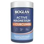 Bioglan Magnesium + Curcumin 120 Tablets - Joint & Muscle Support