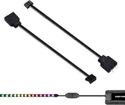 EZDIY-FAB LED Port Adapter for Fan HUB-X, Compatible with 3 Pin ARGB Devices