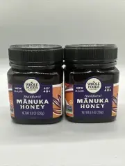 2 MANUKA HONEY WHOLE FOODS MARKET MGO 40+ NEW ZEALAND 8.8 OZ each Bottle BB:2026