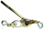 2 Ton Hand Puller Come Along Cable Hoist 2 Hooks 4400lb Heavy Duty Comealong
