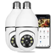 1PC-2PC Wireless WiFi Bulb Camera Security Camera Video Recorder Security Camera
