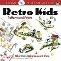 在飛比找三民網路書店優惠-Retro Kids Patterns and Prints