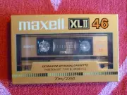 MAXELL XL II 46 MINUTE BLANK AUDIO EXTRA FINE EPITAXIAL CASSETTE TAPE *NEW*