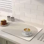 Non-slip Draining Mat Diatomite Coffee Machine Pads Creative Drain Pad Kitchen