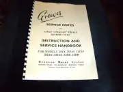 GREEVES SERVICE NOTES FOR 24TGS ANGLIAN & 20TA, 20S/TAS, 24S/TAS SERVICE H/BOOK
