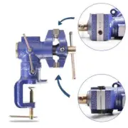 Dual-jaw Bench Vise Multi-function Bench Vise 360 Degree Rotary Workbench