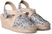 [TONI PONS] Triton - Vegan Espadrille for Women Shiny Fabric