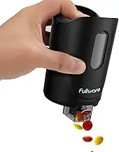 Fullware Nuts Dispenser 9 oz Keep Fingers Clean Snack Dispenser for Peanuts under 0.7", Cashew kernels, M&M