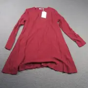 Camilla and Marc Women Mini Dress 10(AU) Red Small Bordeaux Mini Swing $249