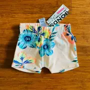 Bonds Baby Floral Yellow Hipster Shorts BNWT Size 00