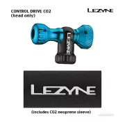 Lezyne CONTROL DRIVE CO2 Inflator Schrader/Presta Valve Head Only : BLUE