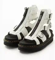 NWB Dr Martens Women's Olson Gladiator Sandals, White, Size 9
