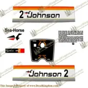 Johnson 1977 Outboard Engine Decal Kit (Multiple HP) 3M Marine Grade