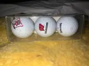 Univ of Wisconsin Badgers Enjoy Life Novelty Golf Balls Pack of 3 Gift Set