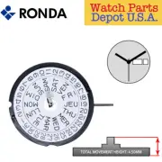 Genuine Ronda 517 Quartz Watch Movement Swiss Parts (Multiple Variations)