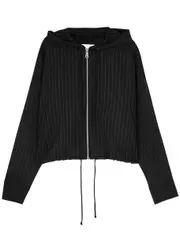 Sportmax Fido Black Pinstriped Stretch-wool Jacket - 12 12