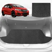 6D Diamond Car Boot Mat for Honda Jazz (FIT GK/GH/GP)2014-2021 - Heavy Duty Carpet Liner