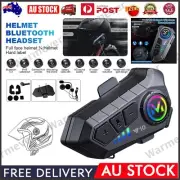 Bluetooth Motorcycle Helmet Headset Speaker Wireless Motorbike Headphone w/ Mic