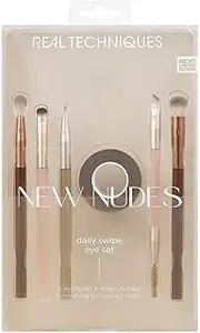 Real Techniques New Nudes Daily Swipe Eye Makeup Brush Set