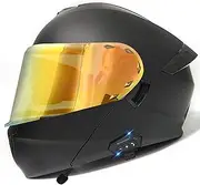 Flip Up Full Face Motorcycle Helmets Bluetooth Motorcycle Helmet ECE Approved Modular Motorcycle Helmets Flip Up Double Visor Helmet