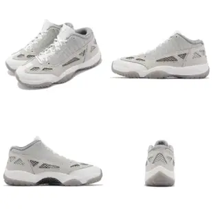 【NIKE 耐吉】Air Jordan 11 Retro Low IE 男鞋 淡棕色 中性灰 11代 經典 喬丹(919712-102)