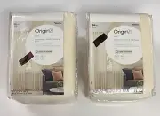 (1 PANEL) (LOT OF 2) 5030744 ORIGIN 21 TORI 84" IVORY LIGHT FILTERING CURTAIN