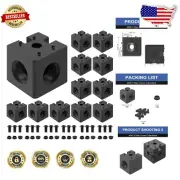Durable 12pcs 4040 3-Way Corner Cubes for 3D Printer and CNC Build Upgrades
