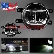 Pair 6000K LED Fog Light Clear Replacement Upgrade For 2010-2011 Toyota Prius T2