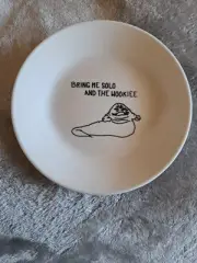 NEW Corelle Star Wars Jabba Appetizer Dessert Snack Plate 6 3/4