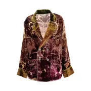 [PIERRE LOUIS MASCIA] PIERRE LOUIS MASCIA Chenille double-breasted jacket Woman S S Red