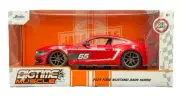 Jada Toys 2025 Bigtime Muscle Red 2024 Ford Mustang 65th Dark Horse 1:24 Scale