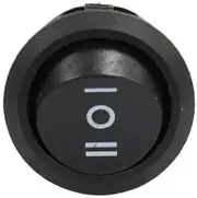 KAVJU KCD1 Wholesale 250v Mini Circular on-Off-on Rocker Switch with 3 pins(KCD1 Rocker Switch)