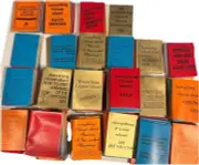 184 Vintage 1970 Everything I Know About Blank Blue, Gold & Red Notebooks