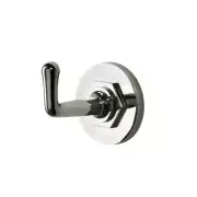 Waterworks 22-53318-64021 Henry Single Bathroom Robe and Towel Hook NICKEL New