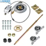 32" Rear Live Axle Kit+Brake Assembly + Sprocket Hub Go Kart / ATV / Drift Trike