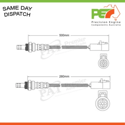 2x New * OEM * Pre-Cat Oxygen Sensor - Front & Rear For Mazda Tribute 3.0L