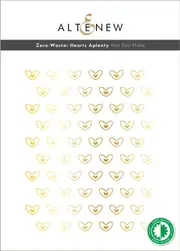Altenew Zero-Waste- Hearts Aplenty Hot Foil Plate