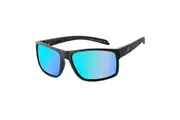Dirty Dog Blast 53706 Satin Black / Ice Blue Mirror Polarised Lenses