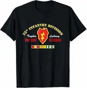 [VidiAmazing] 25th Infantry Division Vietnam Veteran T-Shirt ds808 T-Shirt