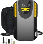 FOHOA Digital Tyre Inflator Air Compressor 12V Fast Inflation Car Tyre Pump with 22mm Cylinder