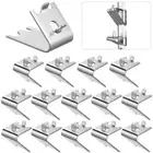 16pcs Freezer Shelf Support Refrigerator Shelf Clips Cooler Shelf Clips